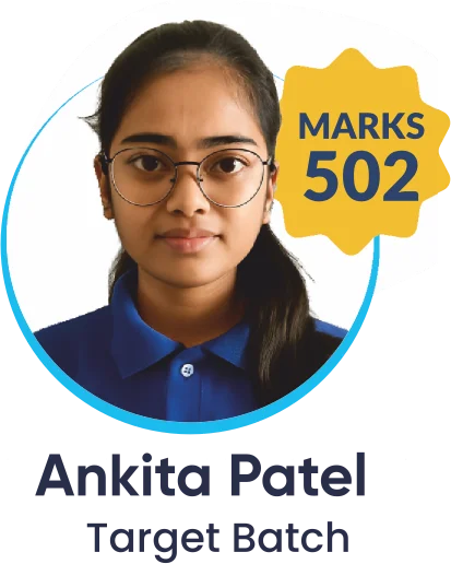 Ankita Patel, NEET 2025, 502 marks (Target Batch)