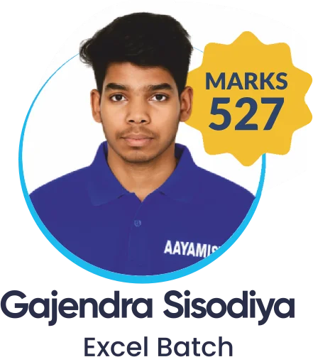 Gajendra Sisodiya, NEET 2025, 527 marks (Excel Batch)