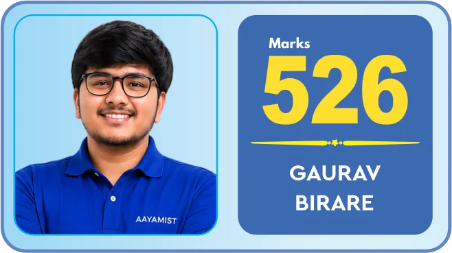 Gaurav Birare, NEET 2026, 526 marks