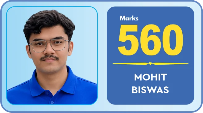Mohit Biswas, NEET 2026, 560 marks