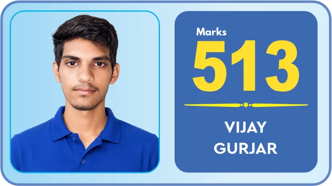 Vijay Gurjar, NEET 2026, 513 marks