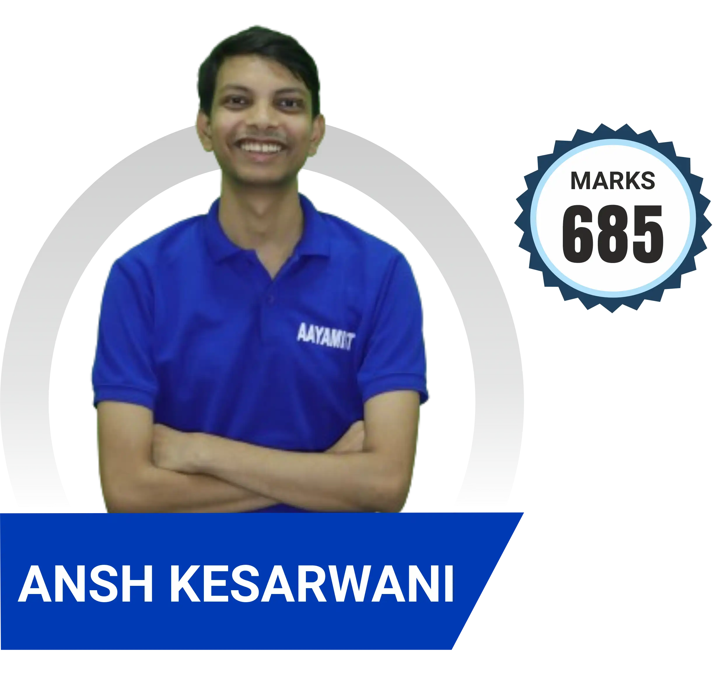 Ansh Kesarwani, NEET 2024, 685 marks