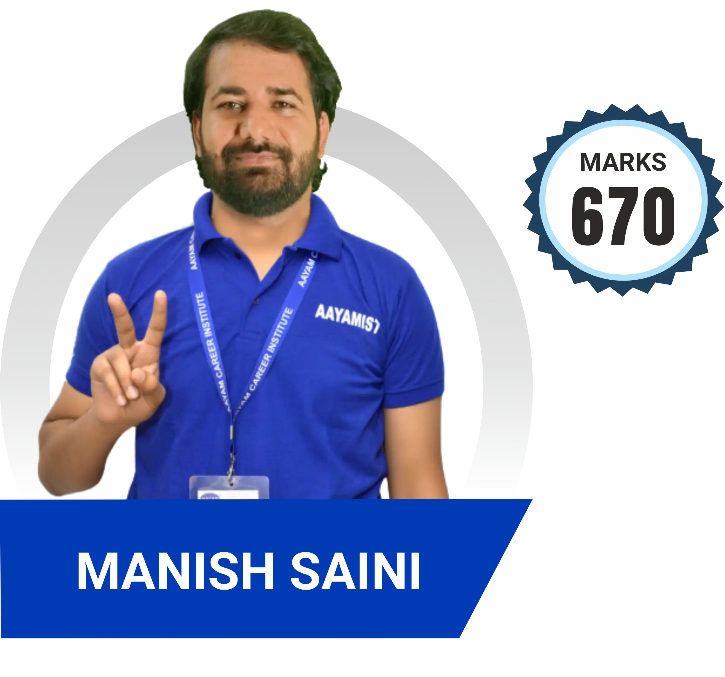 Manish Saini, NEET 2024, 670 marks
