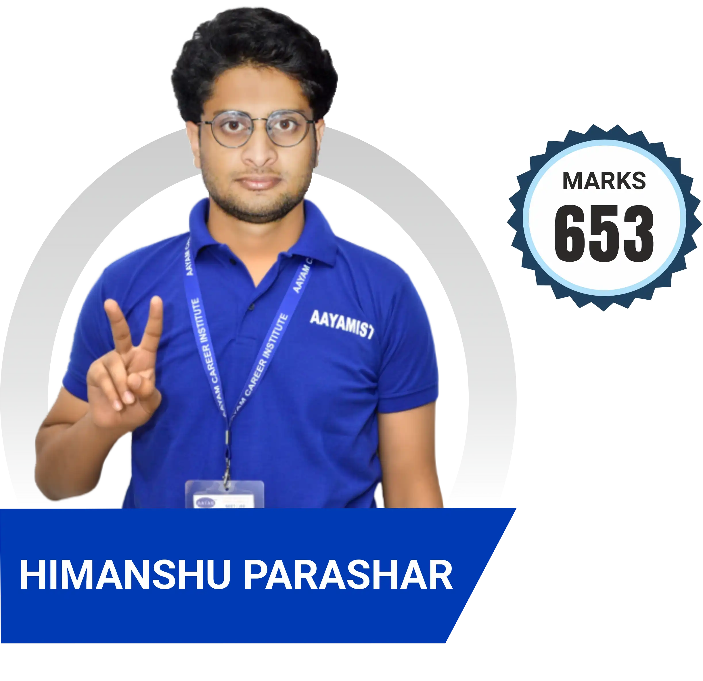 Himanshu Parashar, NEET 2024, 653 marks